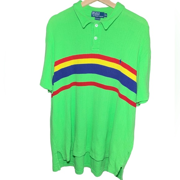 Polo Ralph Lauren Other - Vintage polo ralph lauren knit polo shirt 90s size xxl
